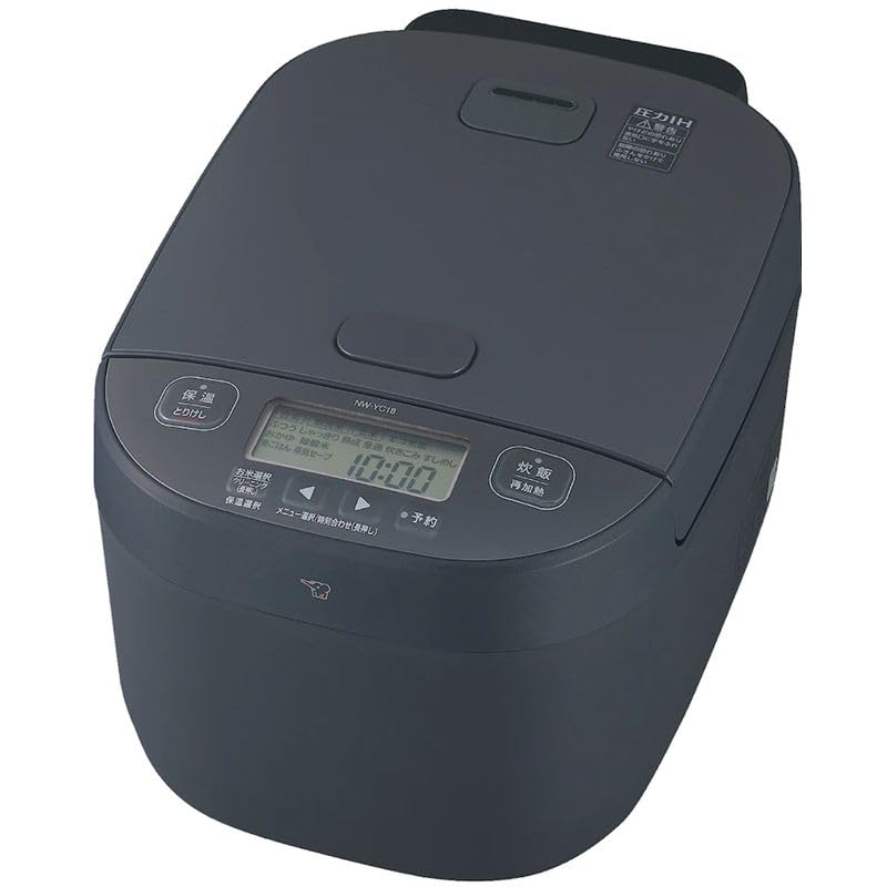 Amazon | 象印マホービン 炊飯器 1升 スレートブラック NW-YC18-BZ